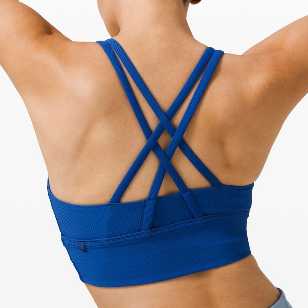 Lululemon Energy Bra Long Line Ribbed